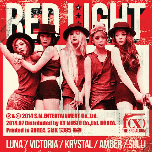 Release Cover f(x) - Red Light - The 3rd Album