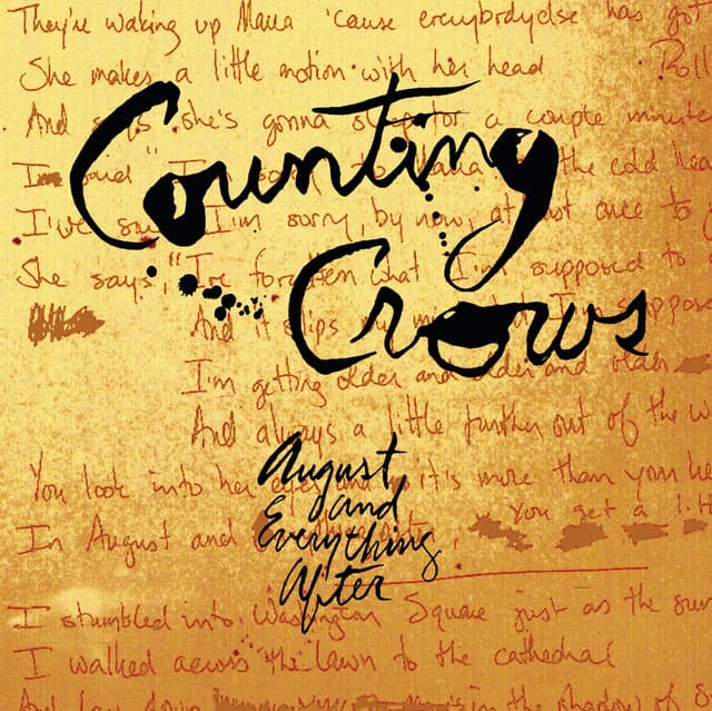 Release Cover Counting Crows - August And Everything After