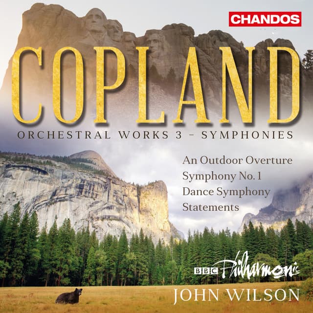 Release Cover Aaron Copland, John Wilson, BBC Philharmonic Orchestra - Copland: Orchestral Works, Vol. 3 - Symphonies