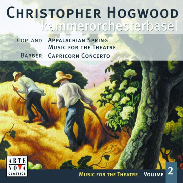 Release Cover Aaron Copland, Christopher Hogwood - Music For The Theatre Vol. 2 (Copland/Barber)