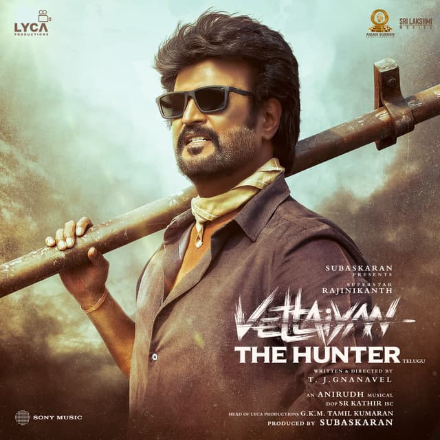 Release Cover Anirudh Ravichander - Vettaiyan The Hunter (Telugu) [Original Motion Picture Soundtrack]