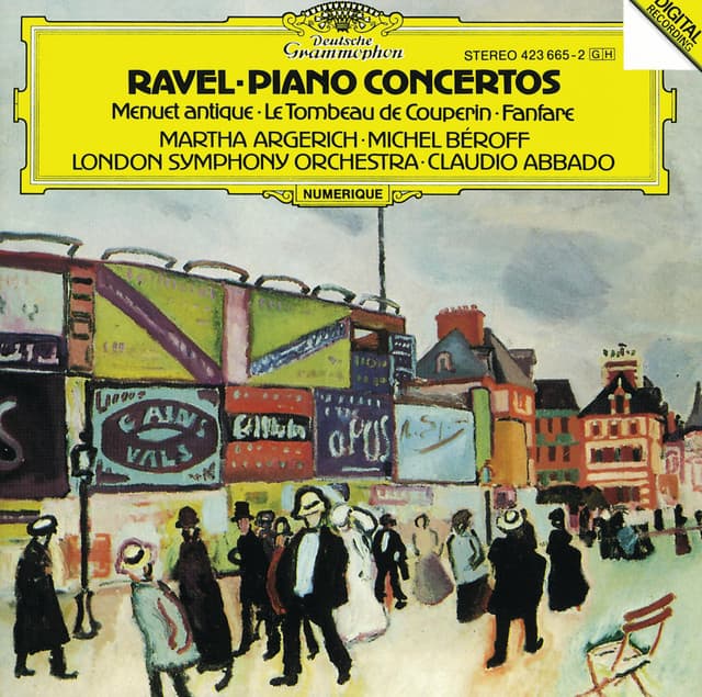 Release Cover Maurice Ravel, Michel Béroff, Martha Argerich, London Symphony Orchestra, Claudio Abbado - Ravel: Piano Concertos