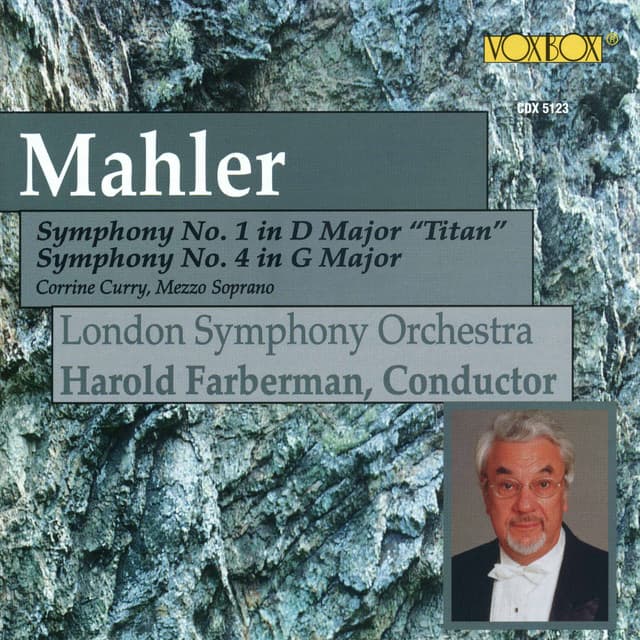 Release Cover Gustav Mahler, Corrine Curry, Harold Farberman, London Symphony Orchestra - Mahler: Symphonies Nos. 1 & 4