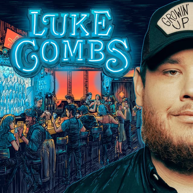 Release Cover Luke Combs - Growin' Up