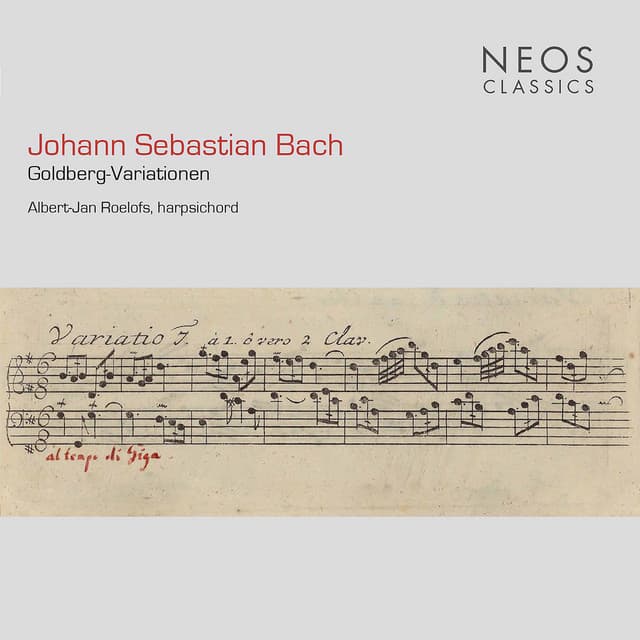 Release Cover Johann Sebastian Bach, Albert-Jan Roelofs - J.S. Bach: Goldberg-Variationen, BWV 988