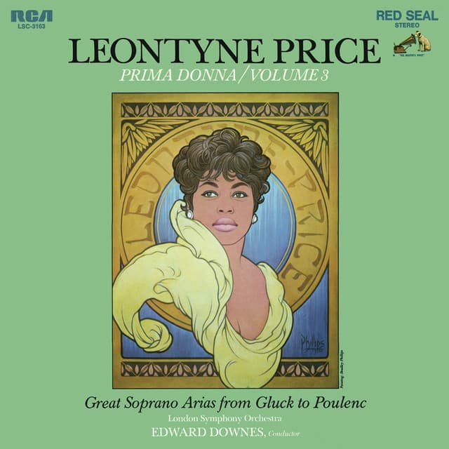 Release Cover Leontyne Price, London Symphony Orchestra, Sir Edward Downes - Leontyne Price - Prima Donna Vol. 3: Great Soprano Arias from Gluck to Poulenc