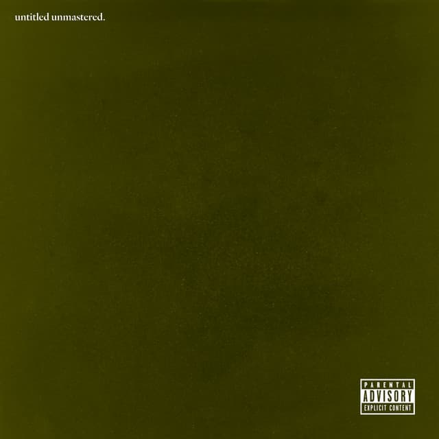 Release Cover Kendrick Lamar - untitled unmastered.