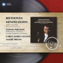 Release Cover Itzhak Perlman, André Previn, London Symphony Orchestra - Beethoven & Mendelssohn: Violin Concertos