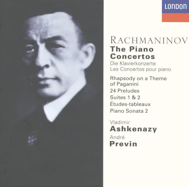 Release Cover Sergei Rachmaninoff, Vladimir Ashkenazy, London Symphony Orchestra, André Previn - Rachmaninov: The Piano Concertos, etc.