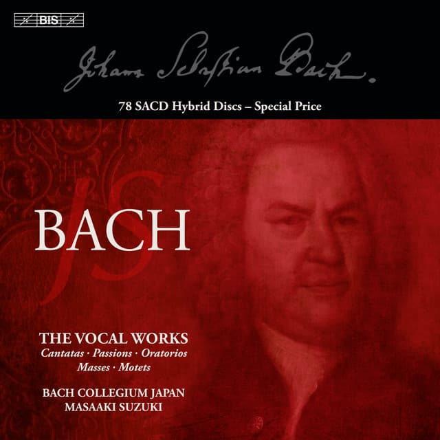 Release Cover Johann Sebastian Bach, Masaaki Suzuki, Bach Collegium Japan - J.S. Bach - The Vocal Works