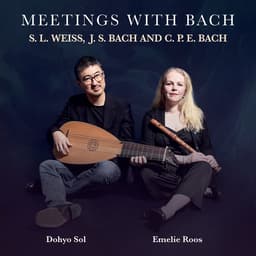 Release Cover Johann Sebastian Bach, Emelie Roos, Dohyo Sol - Meetings with Bach