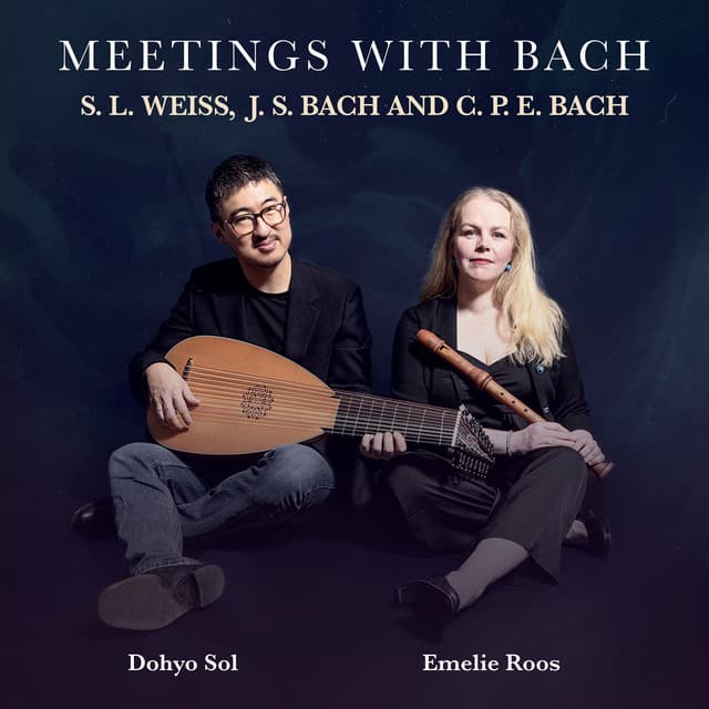 Release Cover Johann Sebastian Bach, Emelie Roos, Dohyo Sol - Meetings with Bach