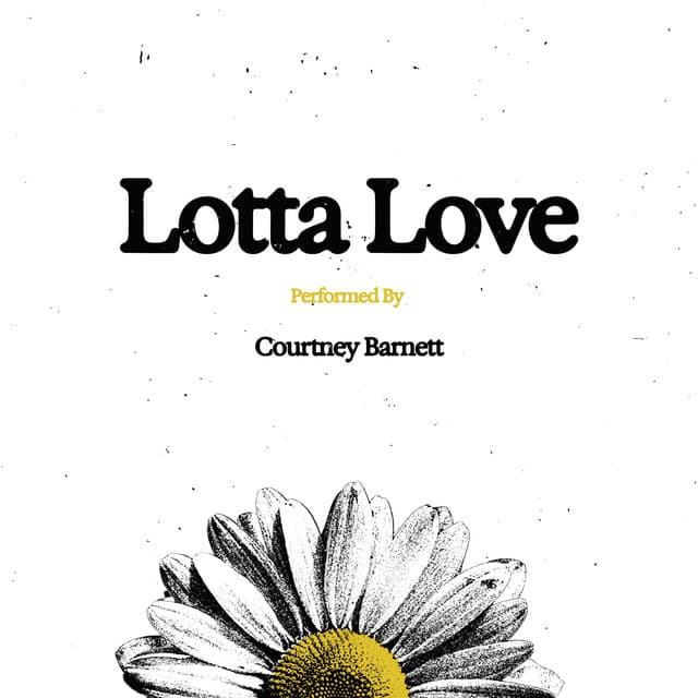 Release Cover Courtney Barnett - Lotta Love