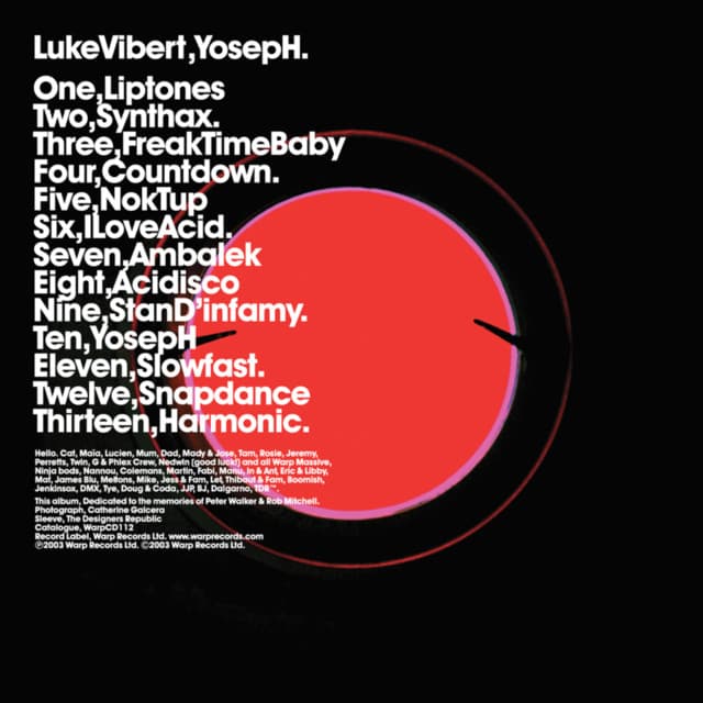 Release Cover Luke Vibert - YosepH