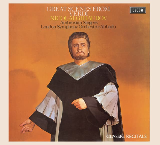 Release Cover Giuseppe Verdi, Nicolai Ghiaurov, Ambrosian Singers, London Symphony Orchestra, Claudio Abbado - Nicolai Ghiaurov - Great Scenes from Verdi Operas