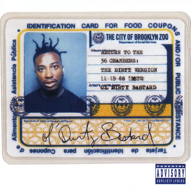 Release Cover Ol' Dirty Bastard - Return to the 36 Chambers: The Dirty Version