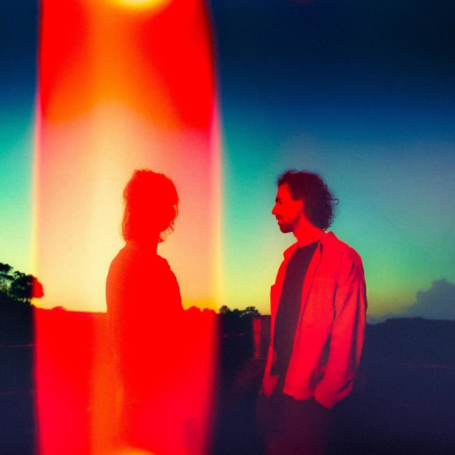 Release Cover pecq - red moon, rare night