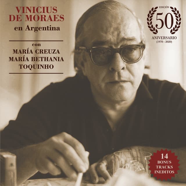 Release Cover Vinícius de Moraes - Vinicius de Moraes en Argentina (Edición 50 Aniversario)