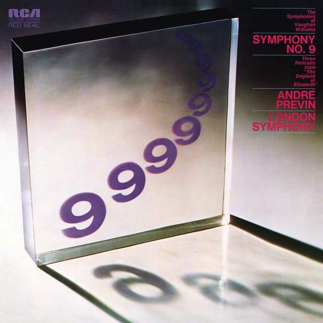 Release Cover Ralph Vaughan Williams, André Previn, London Symphony Orchestra - Vaughan Williams: 3 Portraits from "The England of Elizabeth" & Symphony No. 9 in E Minor, IRV. 89