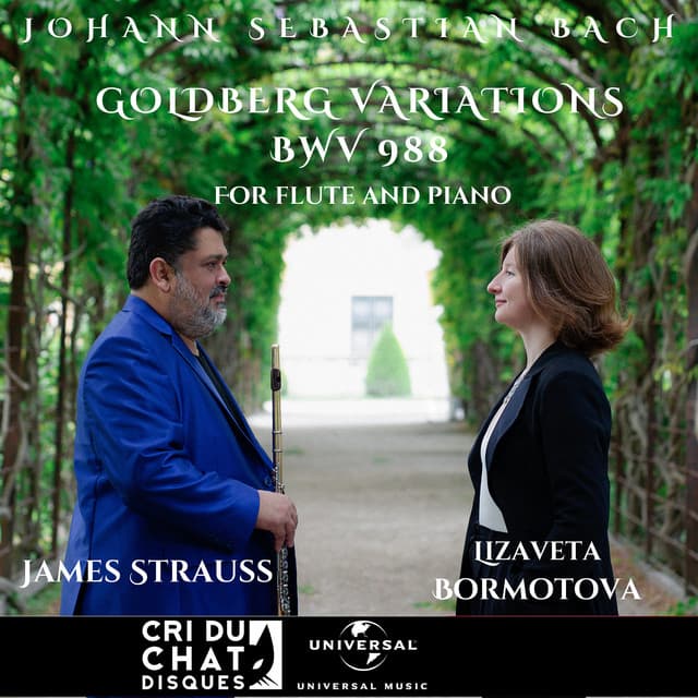 Release Cover Johann Sebastian Bach, James Strauss, Lizaveta Bormotova - Goldberg Variations