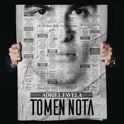 Release Cover Adriel Favela - Tomen Nota