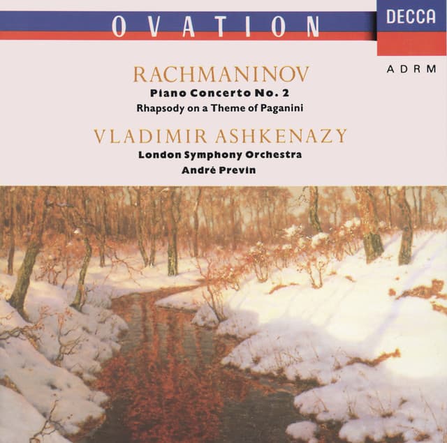 Release Cover Sergei Rachmaninoff, Vladimir Ashkenazy, London Symphony Orchestra, André Previn - Rachmaninov: Piano Concerto No.2; Rhapsody on a Theme of Paganini