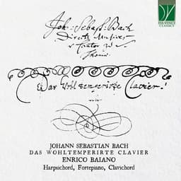 Release Cover Johann Sebastian Bach, Enrico Baiano - Johann Sebastian Bach: Das Wohltemperierte Clavier