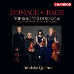 Release Cover Johann Sebastian Bach, Brodsky Quartet - Homage to Bach