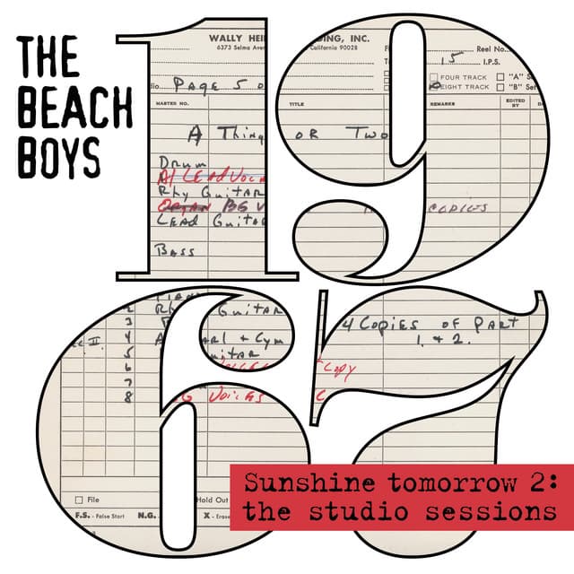 Release Cover The Beach Boys - 1967 - Sunshine Tomorrow 2 - The Studio Sessions