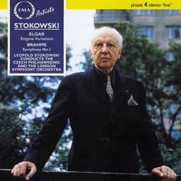 Release Cover London Symphony Orchestra, Czech Philharmonic, Leopold Stokowski - Elgar: Enigma Variations - Brahms: Symphony No. 1