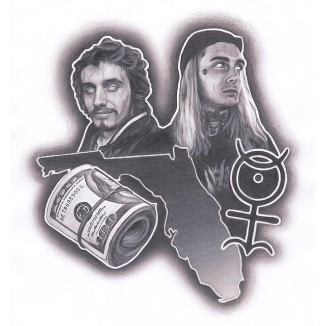 Release Cover Pouya, Ghostemane - 1000 Rounds