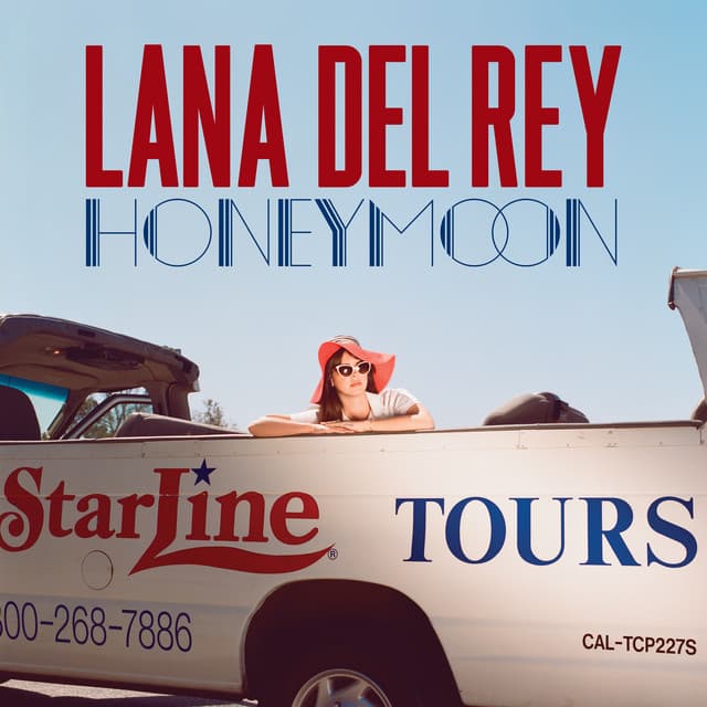 Release Cover Lana Del Rey - Honeymoon