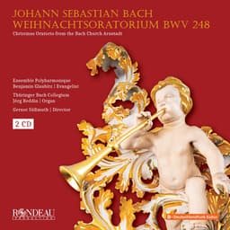 Release Cover Johann Sebastian Bach, Thüringer Bach Collegium, Gernot Süssmuth, Jörg Reddin, Benjamin Glaubitz, Susanne Langner, Joowon Chung, Magdalene Harer, Matthias Lutze, Cornelius Uhle, Sören Richter, Alexander Schneider, Ensemble Polyharmonique - Johann Sebastian Bach: Weihnachtsoratorium / Christmas Oratorio BWV 248