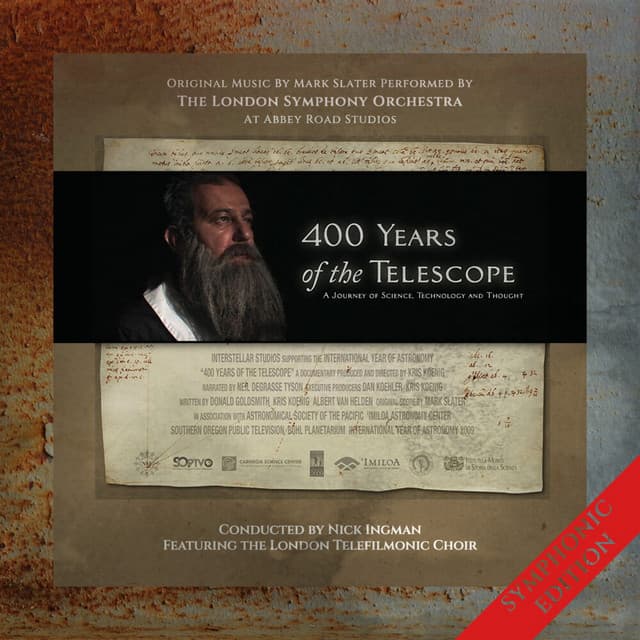 Release Cover Mark Slater, London Symphony Orchestra - 400 Years of the Telescope (Symphonic Edition)