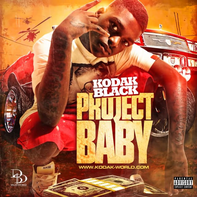 Release Cover Kodak Black - Project Baby