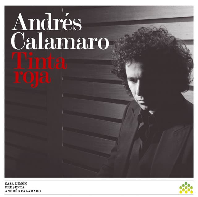 Release Cover Andrés Calamaro - Tinta roja