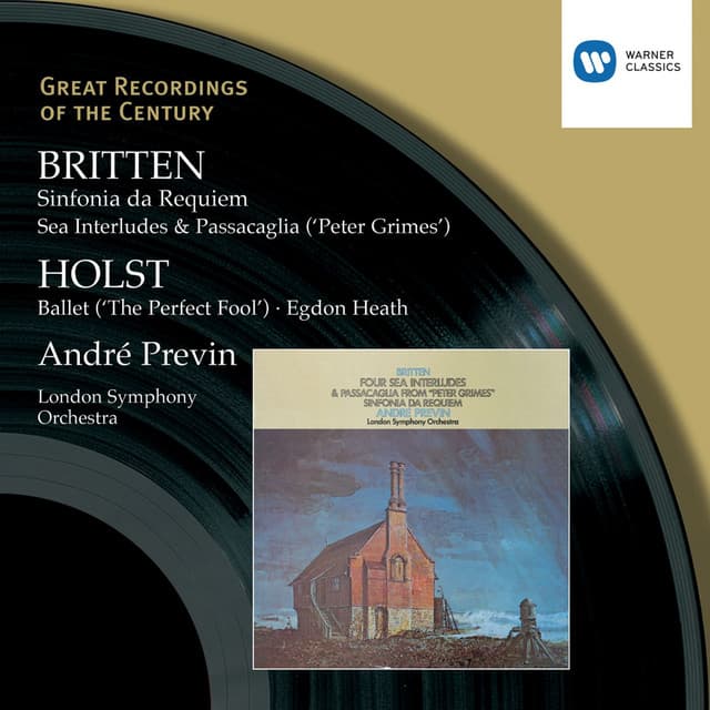 Release Cover André Previn, London Symphony Orchestra - Britten:Sinfonia da Requiem, Peter Grimes/Holst:The Perfect Fool, Egdon Heath