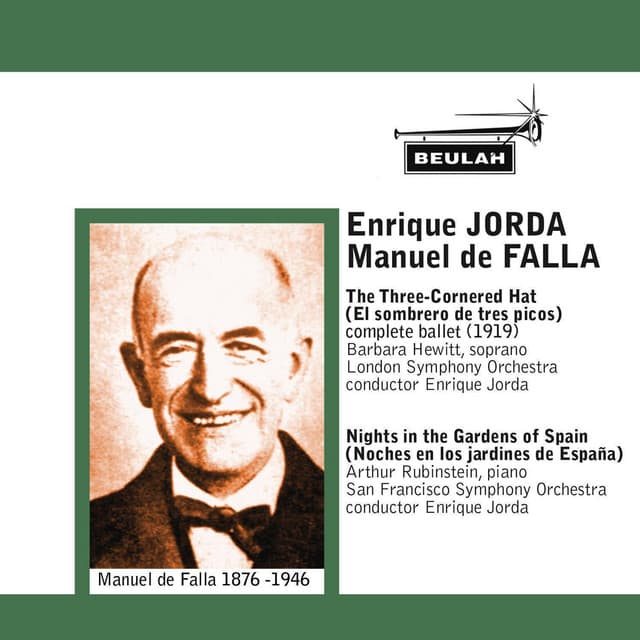 Release Cover Manuel de Falla, London Symphony Orchestra, San Francisco Symphony, Enrique Jorda - Enrique Joda Conducts Manuel de Falla