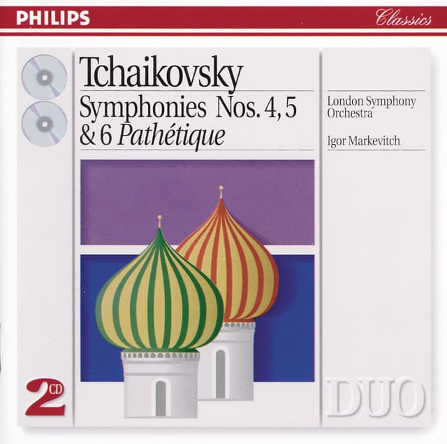 Release Cover Pyotr Ilyich Tchaikovsky, London Symphony Orchestra, Igor Markevitch - Tchaikovsky: Symphonies Nos.4, 5 & 6