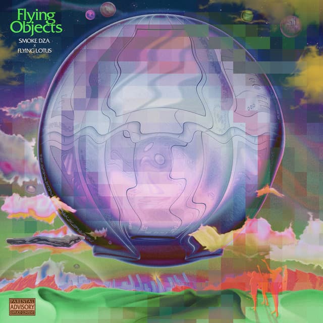 Release Cover Smoke DZA, Flying Lotus - Flying Objects (Extended Version)