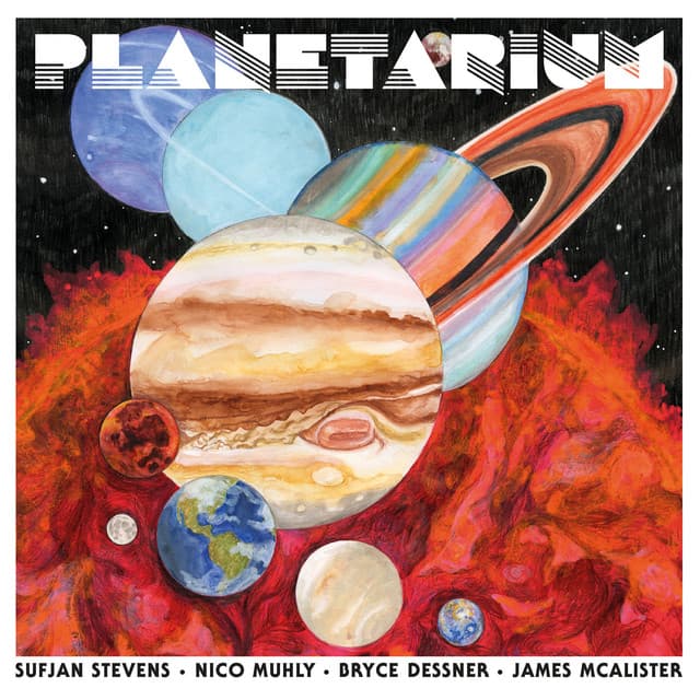 Release Cover Bryce Dessner, James McAlister, Nico Muhly - Planetarium