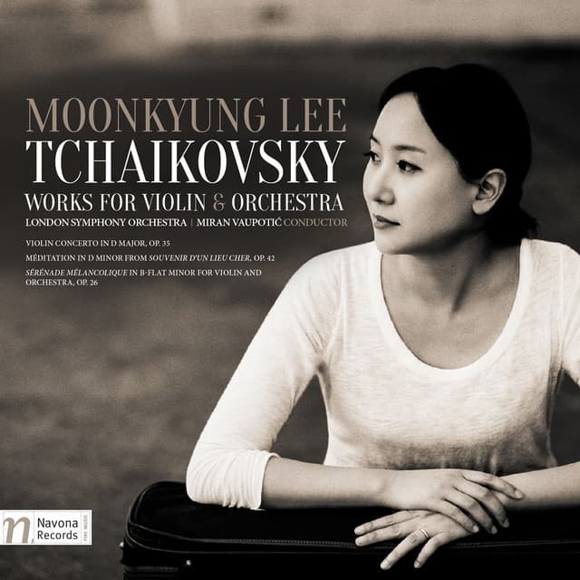 Release Cover Pyotr Ilyich Tchaikovsky, Moonkyung Lee, London Symphony Orchestra, Miran Vaupotic - Tchaikovsky: Works for Violin & Orchestra