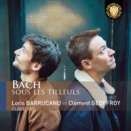 Release Cover Johann Sebastian Bach, Loris Barrucand, Clément Geoffroy - Bach sous les tilleuls