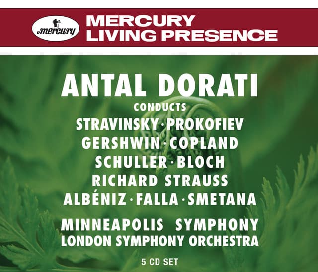 Release Cover Minnesota Orchestra, London Symphony Orchestra, Antal Doráti - Antal Dorati conducts