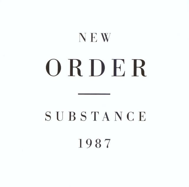 Release Cover New Order - Substance