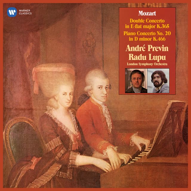 Release Cover Wolfgang Amadeus Mozart, André Previn, Radu Lupu, London Symphony Orchestra - Mozart: Concerto for Two Pianos, K. 365 & Piano Concerto No. 20, K. 466