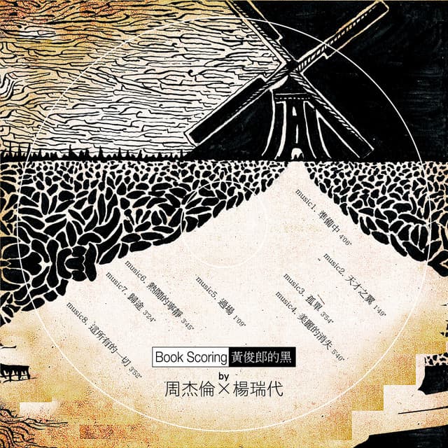 Release Cover Jay Chou, Gary Yang - 黃俊郎的黑