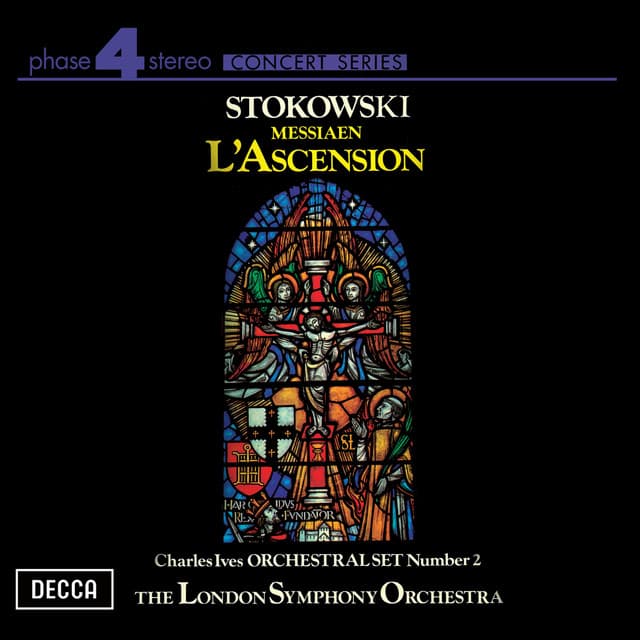 Release Cover Leopold Stokowski, London Symphony Orchestra - Ives: Orchestral Set No.2 / Messiaen: L'Ascension