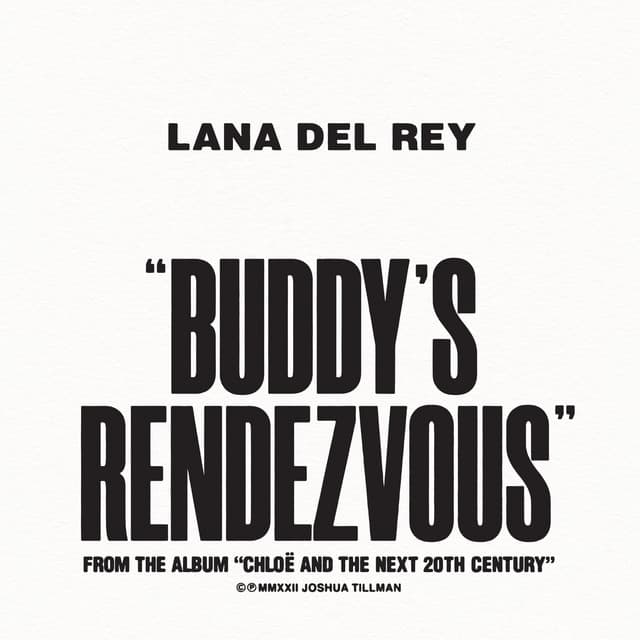 Release Cover Lana Del Rey, Father John Misty - Buddy's Rendezvous