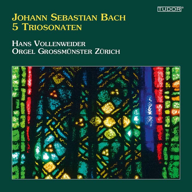 Release Cover Johann Sebastian Bach, Hans Vollenweider - J. S. Bach: 5 Triosonaten - Orgel Grossmünster Zürich